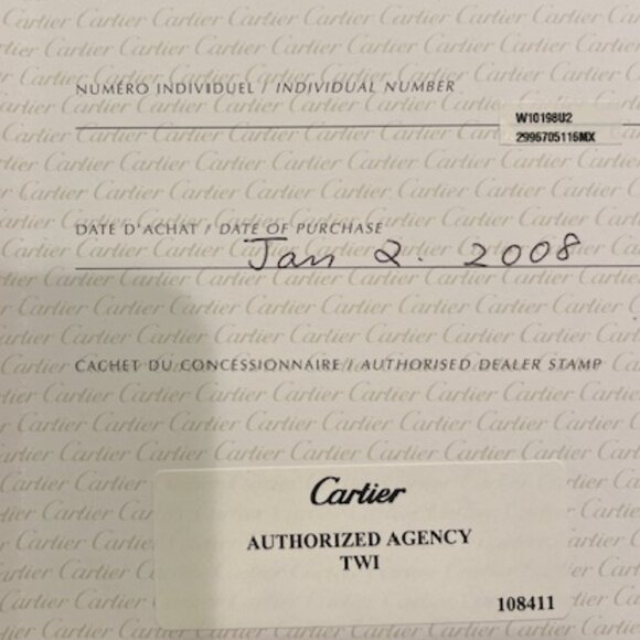 Authentic Cartier Chronoscaph Chronograph Quartz Black Dial Ladies Watch - Picture 13 of 13